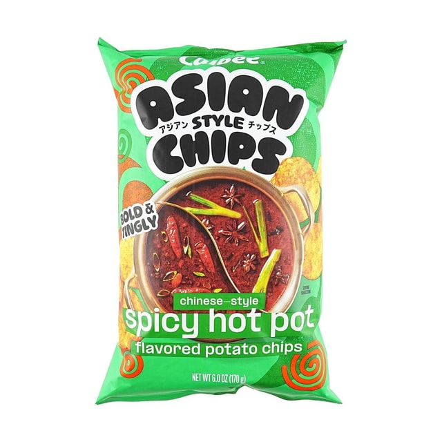 CALBEE ASIAN-STYLE Potato Chips, Chinese-Style Hot Pot, 6 oz