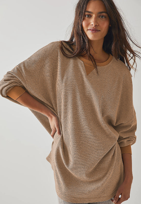 Round Neck Long Sleeve Sweatshirt