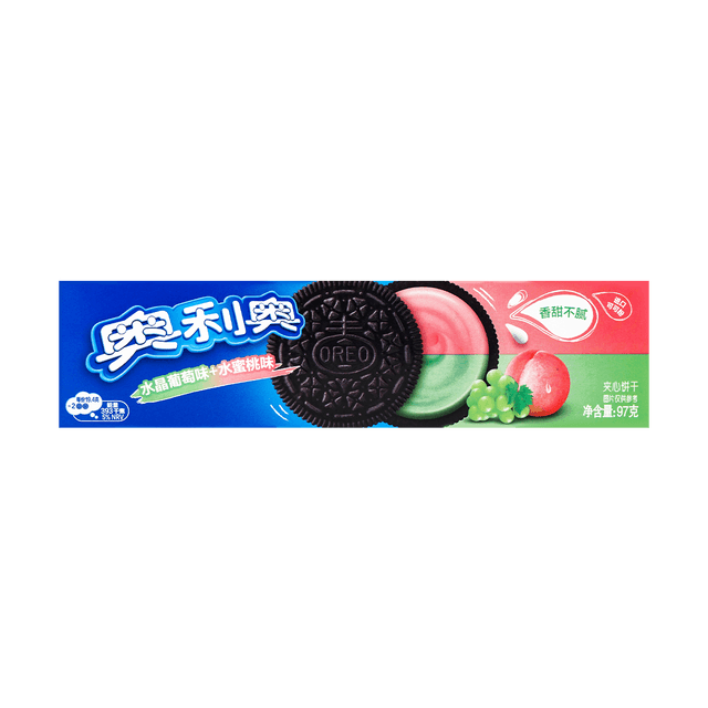 OREO Crystal Grape Peach Biscuit, 3.42 oz
