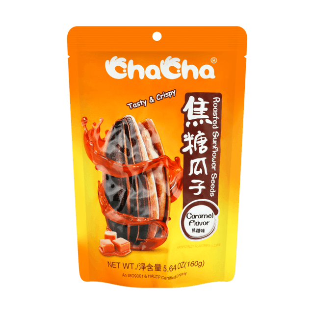 CHACHA Caramel Flavor Roasted Sunflower Seeds, 5.64 oz