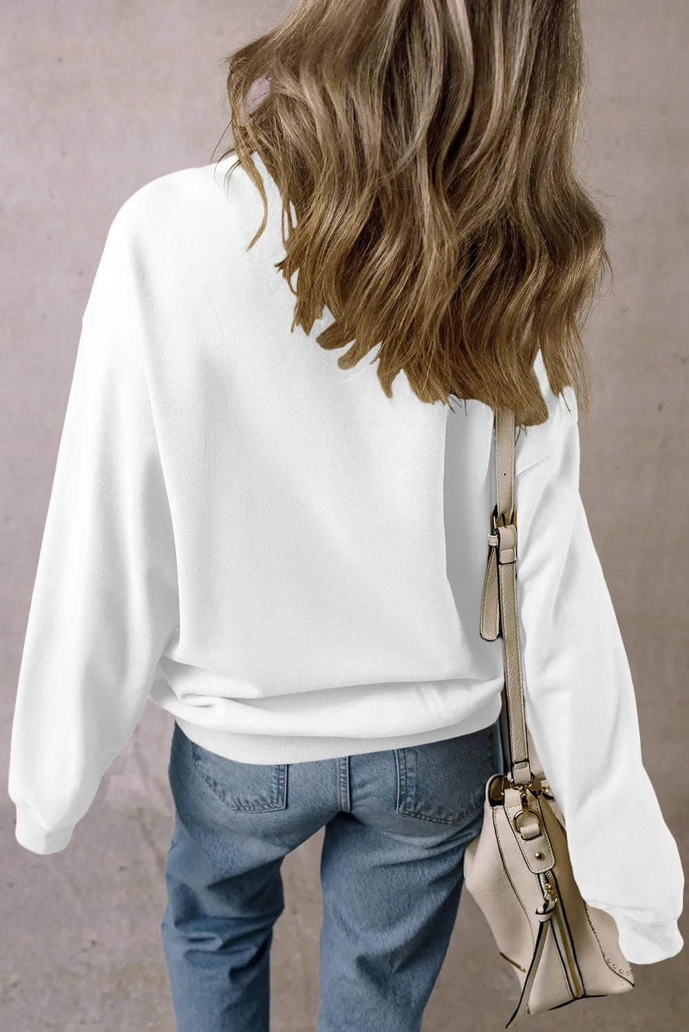 Letter Graphic Long Sleeve Sweatshirt