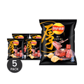 Lay's Taiwan Kobe Steak Potato Chips, 1.2 oz *5【5 Pack