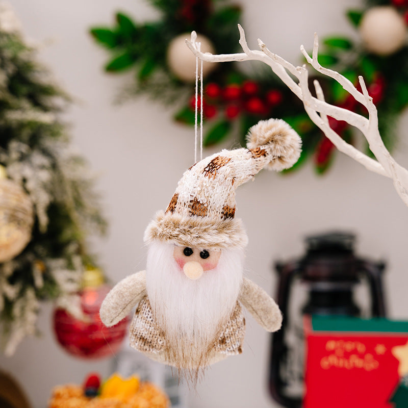 Santa Snowman Reindeer Hanging Ornament