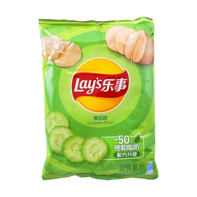 Lay's Cucumber Potato Chips, 2.46 oz