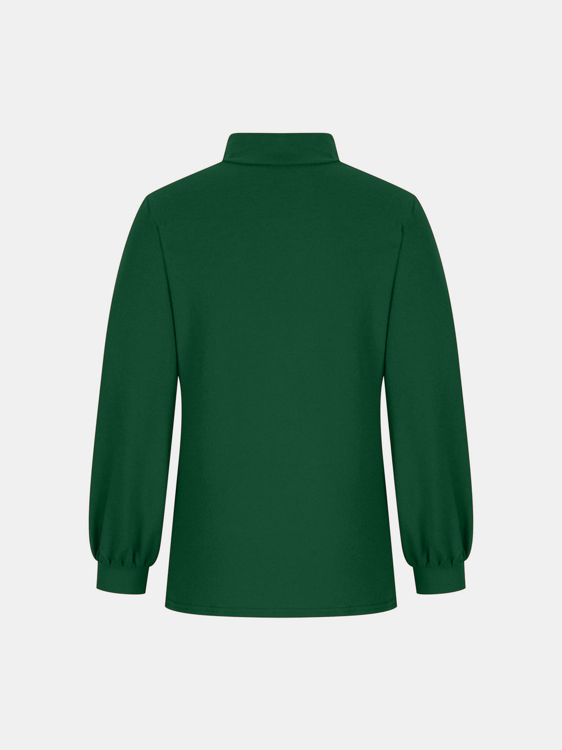 Full Size Mock Neck Long Sleeve T-Shirt