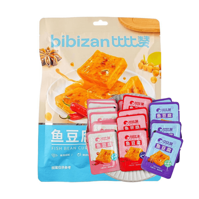 BiBiZan Fish Tofu, Mixed Flavor, 20 Pack, 5.6 oz