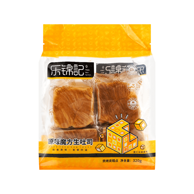 LEJINJI Cube Toast - Sweet Bread, 4 Piece, 11.28 oz