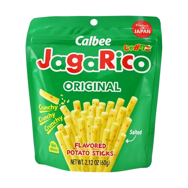 CALBEE JagaRico Potato Sticks Original Flavor, 2.12 oz