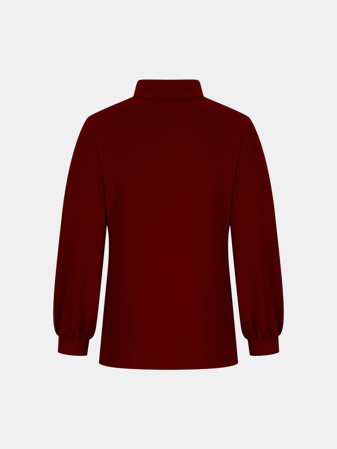 Full Size Mock Neck Long Sleeve T-Shirt