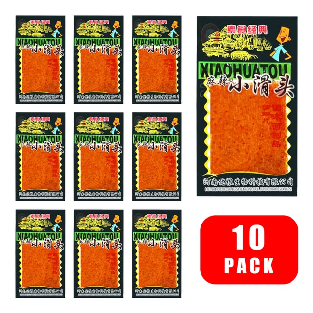 XIAO HUA TOU Classic Spicy Chips 18g*10pcs