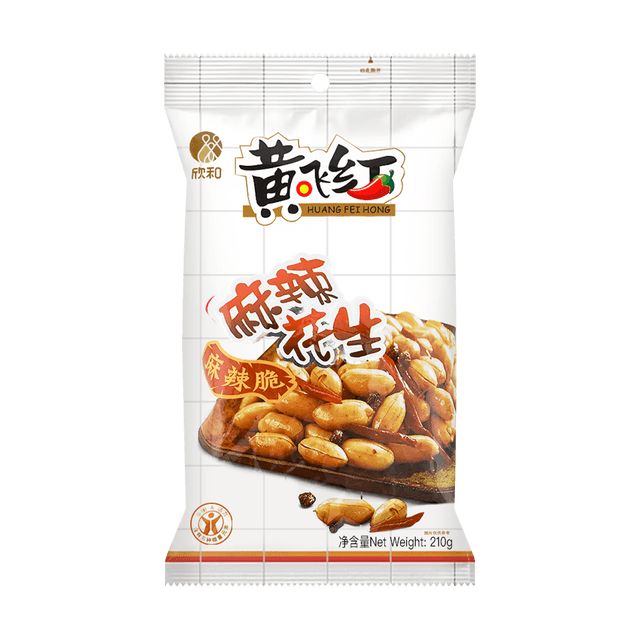 HUANGFEIHONG HUANG FEI HONG Spicy Peanuts, 7.4 oz