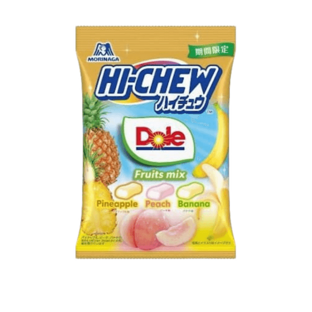MORINAGA Dole Fruit Flavored Gummies (Peach, Pineapple, Banana) 68g